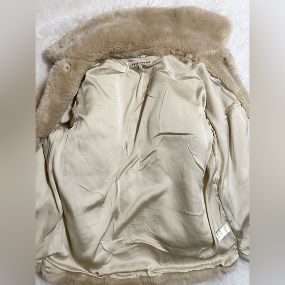 Free People Pretty Perfect Faux Fur Peacoat - Picture 15 of 17